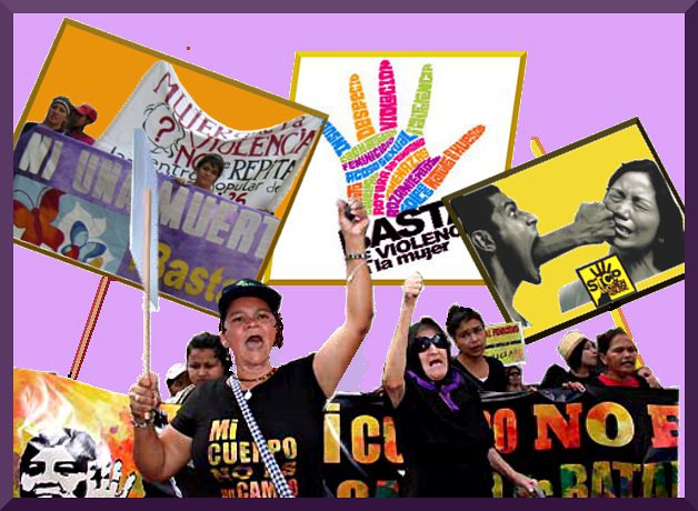 collage against all anti women violence, for The Free