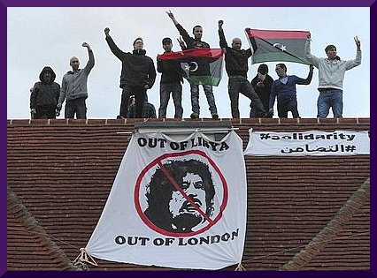 squatters on roof 10 million pound 'home'