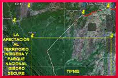 road through Nat Pk, indigenous resistance