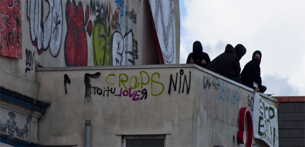 Activists occupying a former bowling alley in Cardiff have vowed to stay put in response to new government legislation against squatting. A group calling themselves The Gremlins have daubed the Spin building on City Road with messages, understood to be in response to the imprisonment of London squatter Alex Haigh, who earlier this month became the first person jailed for squatting in the UK. Haigh was jailed for 12 weeks for squatting in a flat in the English capital. Squatting was previously treated as a civil matter but the maximum penalty is now six months in jail, a £5,000 fine, or both. Read more: Wales Online http://www.walesonline.co.uk/cardiffonline/cardiff-news/2012/10/06/activists-occupying-former-cardiff-bowling-alley-pledge-to-stay-put-91466-31976722/#ixzz2C8t7pmwT 