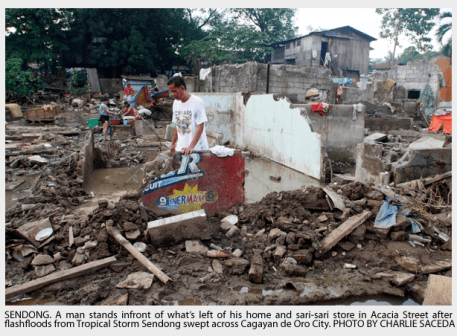 Super Typhoon Bhopa is forecast to be stronger than last year's Sendong. Tropical storm “Sendong” (international code Washi) was the most destructive cyclone to hit the Philippines this year in terms of human lives lost that could reach over 2,000.