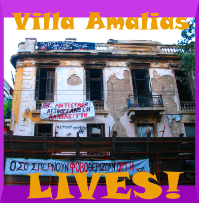 Police stormed the iconic Villa Amalias squat center in Athens, but left and released prisoners after a huge solidaritry response
