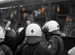 mass arrests after re-eviction           The battle against the eviction of squats in Greece heats up as more occupations are attacked and dozens arrested.

There now seems little doubt that the Greek state is carrying out a sizeable and sustained assault on squats and the anarchists movement in general. In the last weeks as well as Villa Amalias, two other squats in central Athens have been attacked by police forces. This may just be the beginning of a bigger operation. A leaked reportsuggests that the Greek police are planning to attack 40 squats around the country. After the events of the last few days there also seems little doubt that should the police carry out this plan they will have to fight for every single building.
