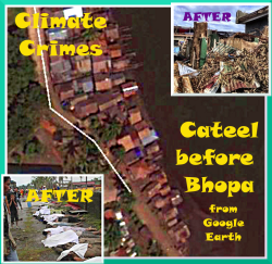 Super-typhoons can only form over 30C water.. Climate Change is to blame. The billionaire Climate Criminals of the Oil Companies sit back in total luxury while their victims in Caleel Bay face annihalation. ..6th Dec