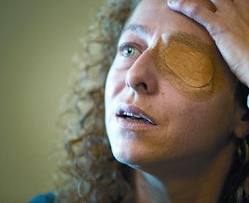 Ester, who lost an eye when police opened fire on a peaceful demo