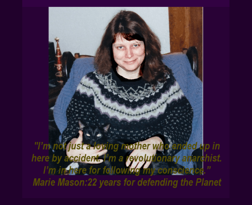 Marie Mason with cat