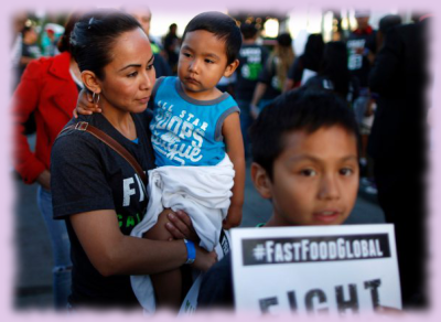 fast food strike