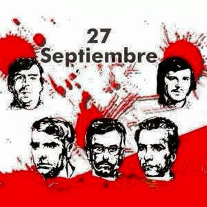 40th aniversary of the last firing squad murders of Franco Regime