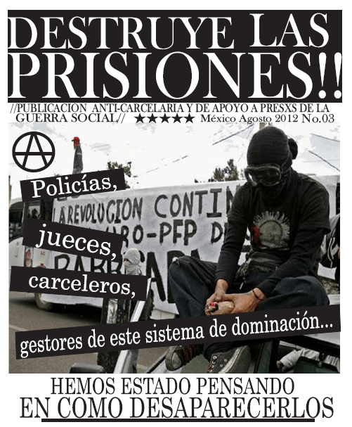 Example of a Mexican Anti Prisons Poster