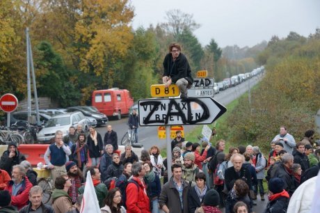 The ZAD ( Zone to be Defended) in Notre Dame de Landes continues to exist with mass support and block a useless speculation airport.