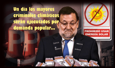 One Day the Biggest Climate Crimibals will be Executed by Public Demand..... PROHIBITED,,USING SOLAR POWER