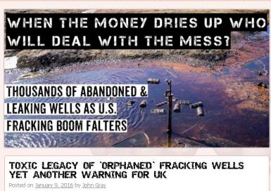 Fracking Orphaned Wells