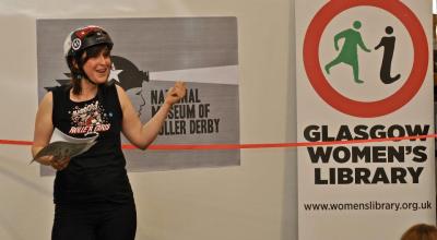 Ellie Harrison launching Womens Library