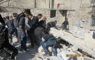 Aleppo-bombing-of-Kurdish-district-600x381