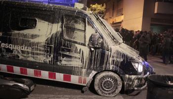 Fifteen people injured in riots in protest against the eviction of the Expropriated Bank