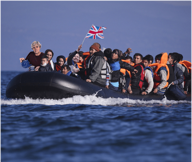 brit refugees flee to Ireland