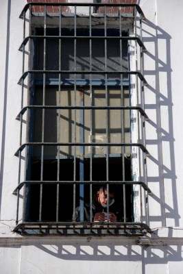 La Plata. Argentina. La carcel 25 de la provincia de Buenos Aires, es la unica en el mundo esclusiva para presos evangelistas. Para que un preso pueda acceder a este pequeño paraiso dentro del sistema carcelario argentino, debe ser evangelista. Actualmente hay 253 presos entre sus muros.