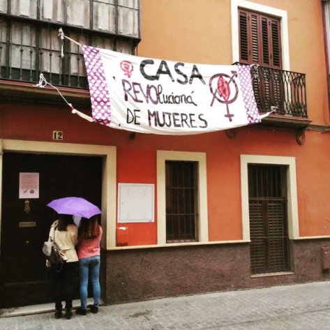 The new 'La Rovó' Occupied autonomous Feminist centre, June 2016