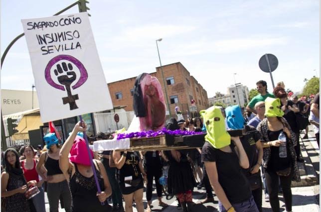 The REbel Vagina Procession which incurred a failed Court Case from the Christian Lawyers, 2015