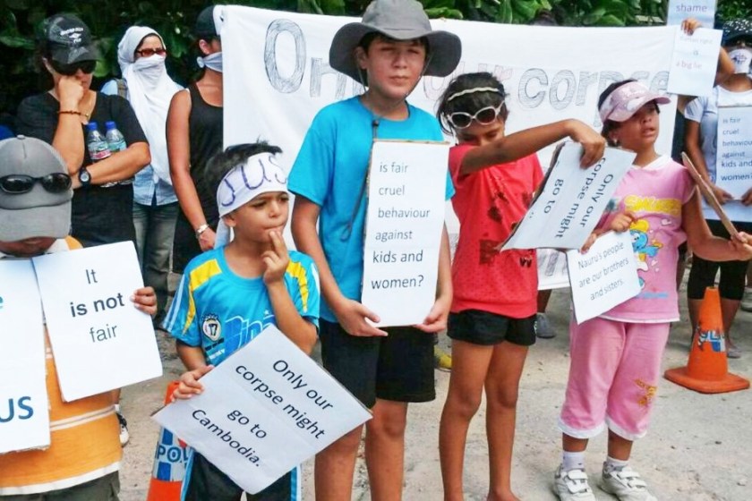 Australia Nauru Infancia Refugiados