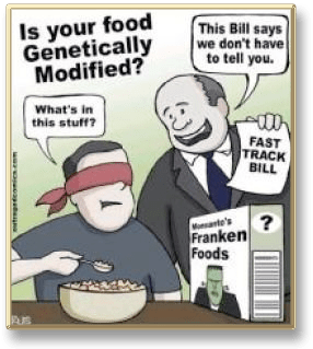 Finally GMO foods in the US will be partly labelled in code