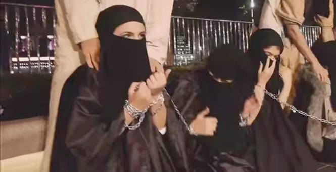 A women slave market in ISIS territory