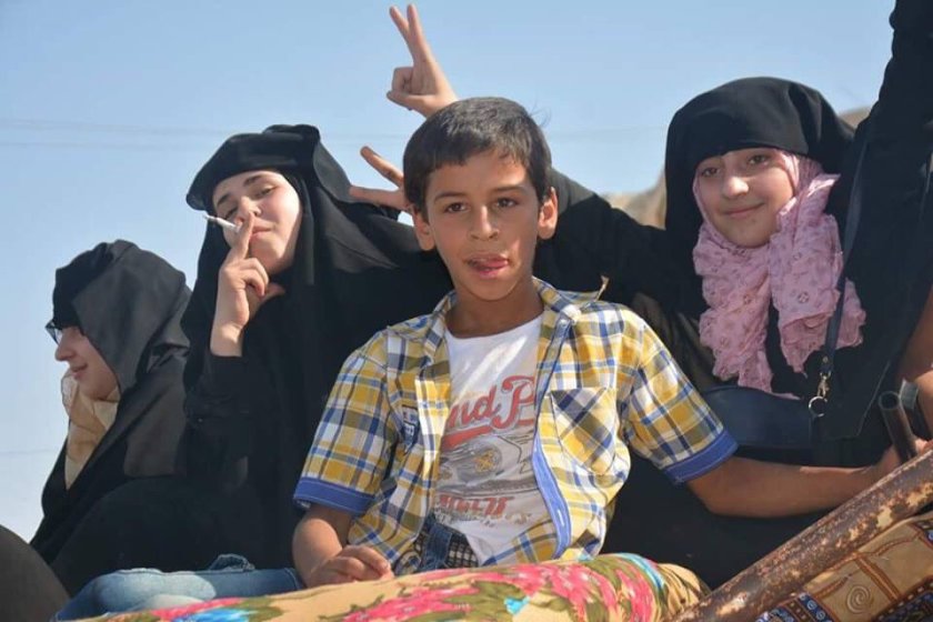 15/08/2016.Thousands of ISIS hostages passed from a medieval tyranny to  a revolutionary and feminist area as Manbij fell to the SDF