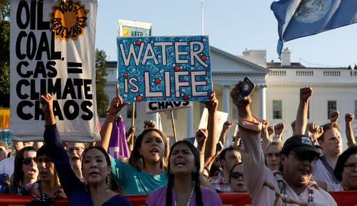 Standing Rock.. Blockade goes on.. Oil+ Gas = Climate Chaos