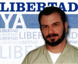 Ramon Labañino, one of the five Cuban anti-terrorist fighters, who were given unfair and long prison terms in the United States,