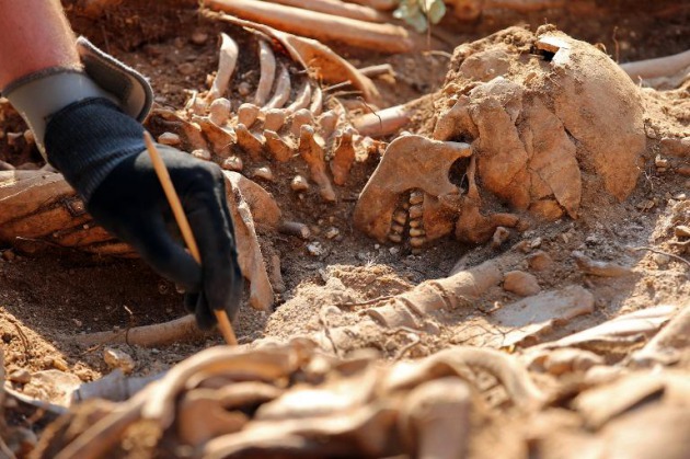 victim unearthed in Burgos with 100 comrades last year