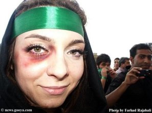 I don’t want to chime in to all the Western finger pointing at Iran. but women like the one pictured do deserve full support and admiration.