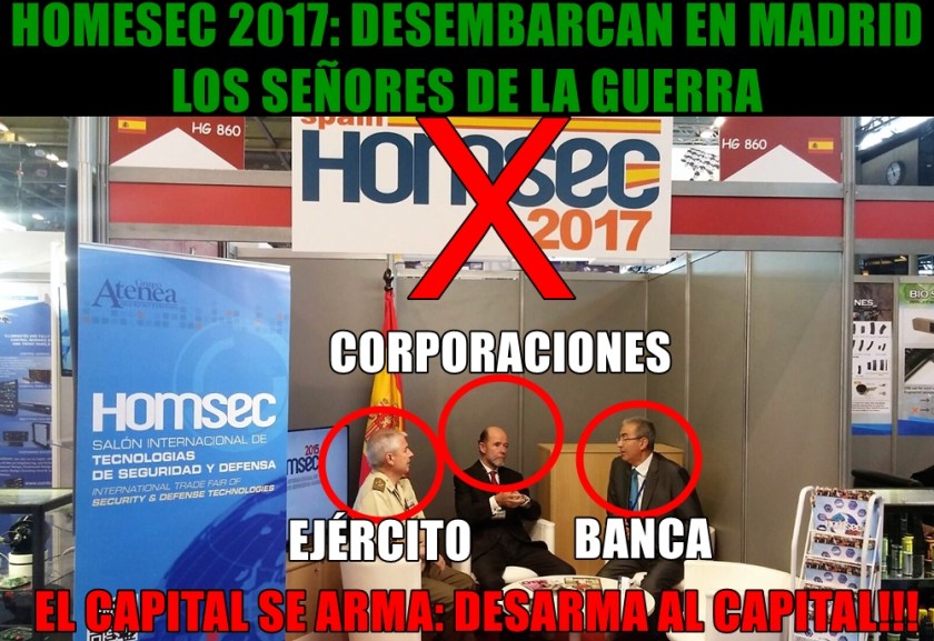 Pedro Argüelles, Secretario de Estado de Defensa, El Teniente General Juan Manuel García Montaño, Dirección General de Armamento y Material, y Pedro Diaz Osto, Director de Relaciones Institucionales de Grupo ATENEA