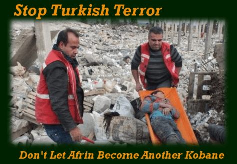 Stop Turkey’s Crimes Against Humanity in #Afrin : powerpoint presentation