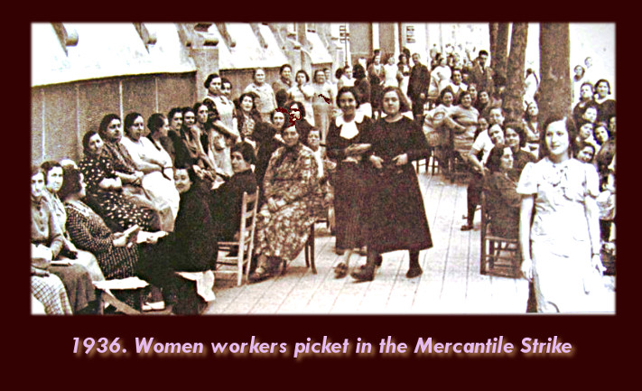 women strike 1936