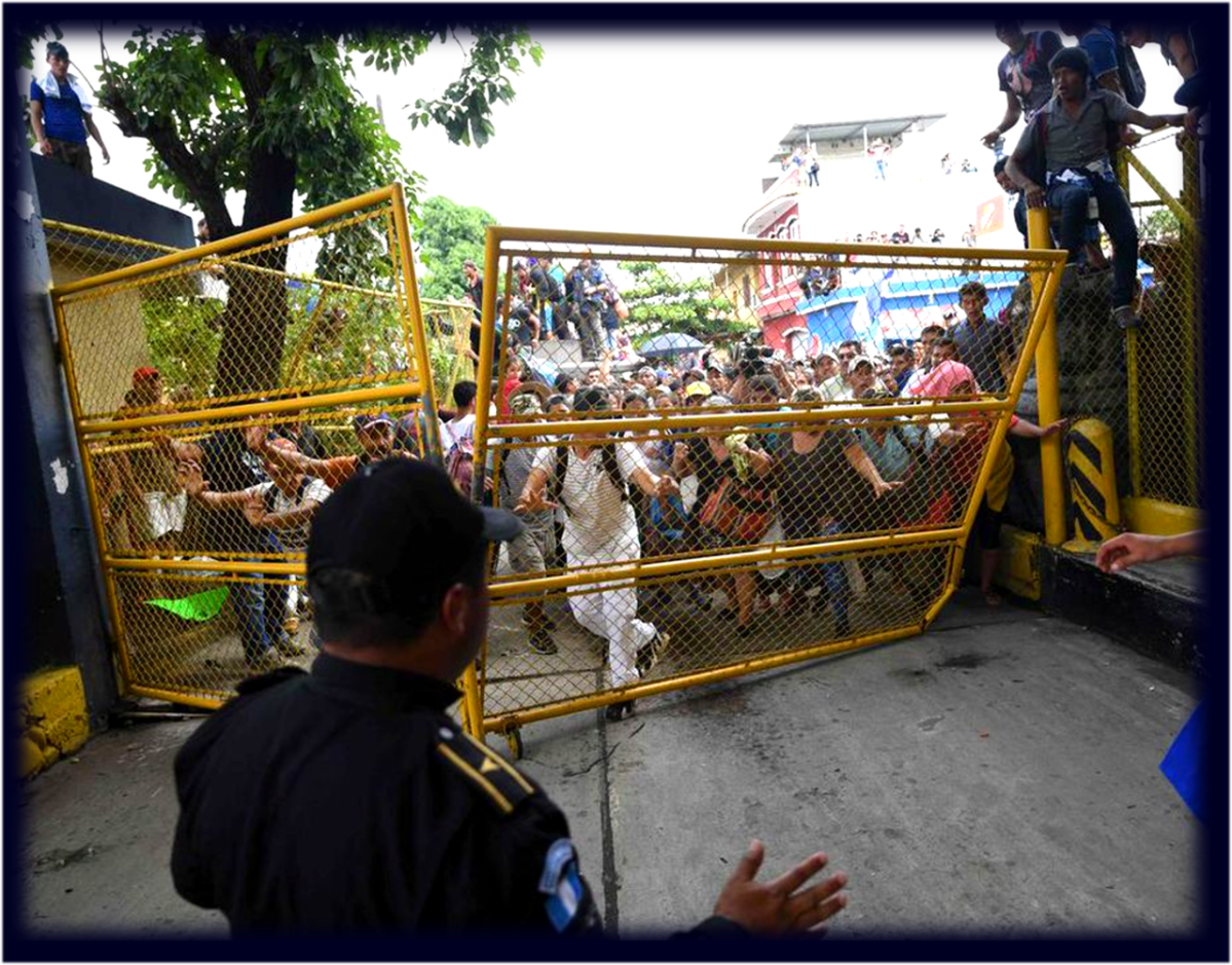 Honduran Caravan is a result of Racist US Colonial&nbsp;Policy.