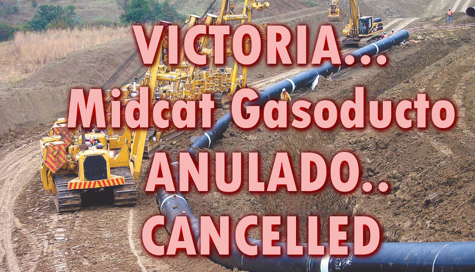 Gasoducto MidCat ANULADO … MidCat/STEP gas pipeline Cancelled!&nbsp;@NoMesGas