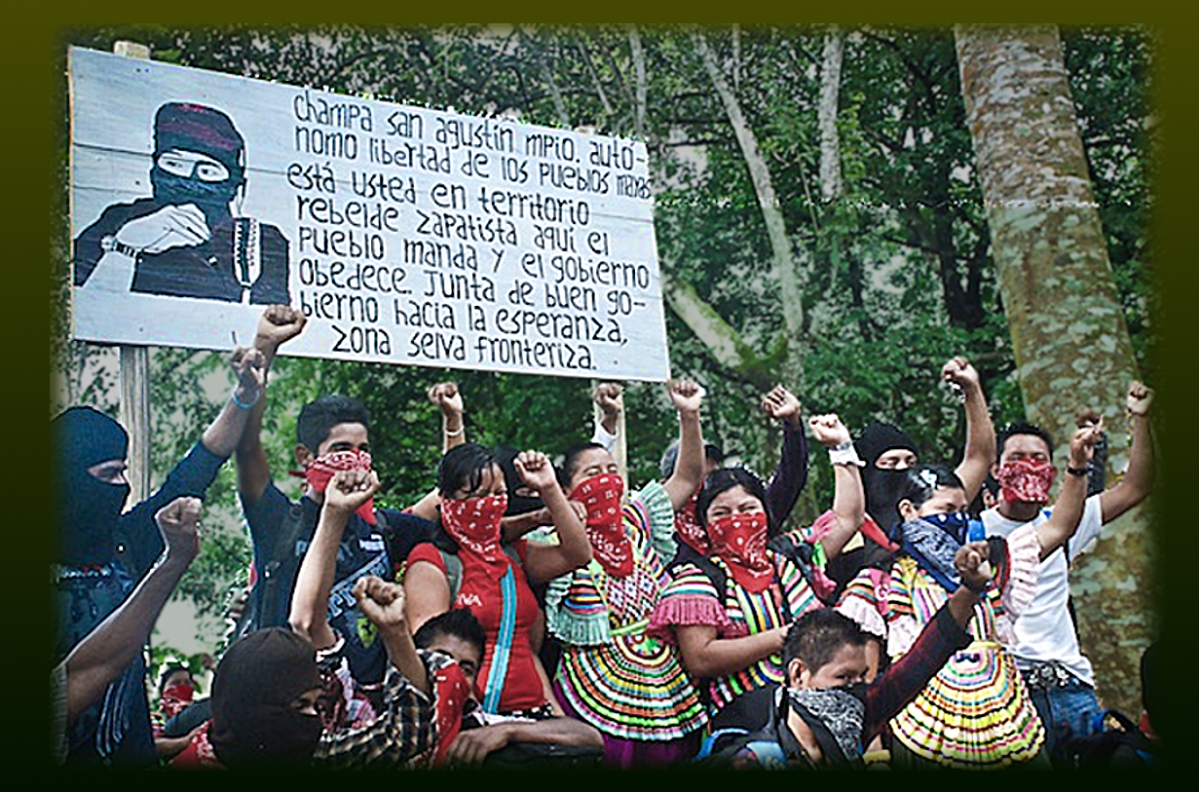 Zapatistas resisting  ecocidal Highway and Luxury&nbsp;Hotels
