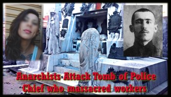 Injured Anarchist refused medical help. 11 Face Trial after Attack on Tomb of Police Chief 