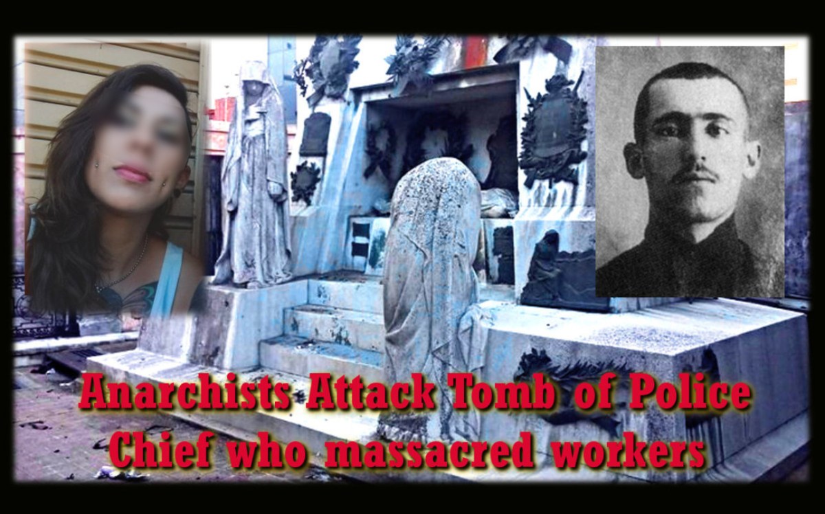 Injured Anarchist refused medical help. 11 Face Trial after Attack on Tomb of Police Chief 