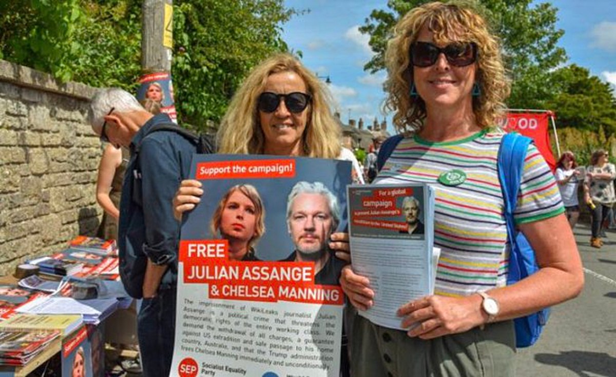 Free Assange campaign and Hungerstrike .  Stop the Evil&nbsp;Empire