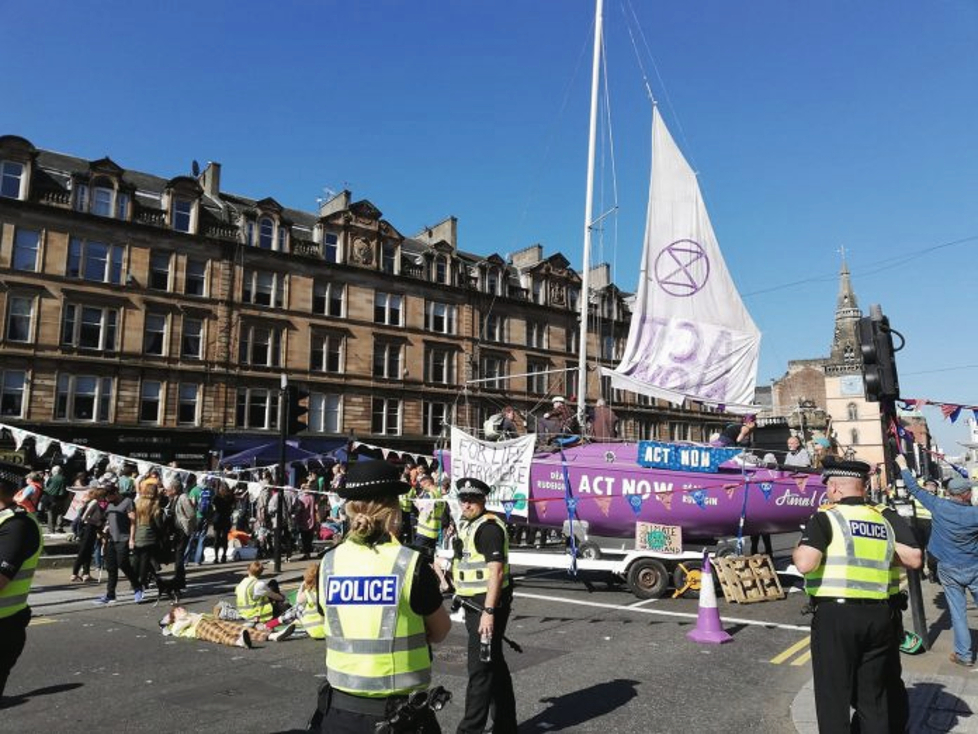 Cops call for Terrorist Crackdown on Climate&nbsp;Protestors