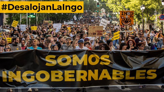 #Madrid: ‘La Ingobernable’ squat center evicted, despite big&nbsp;support