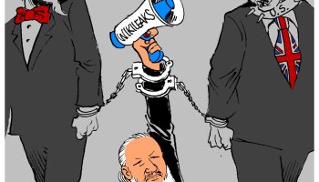 STOP Tories  giving Assange 175 years jail in US for exposing War Crimes in Wikileaks