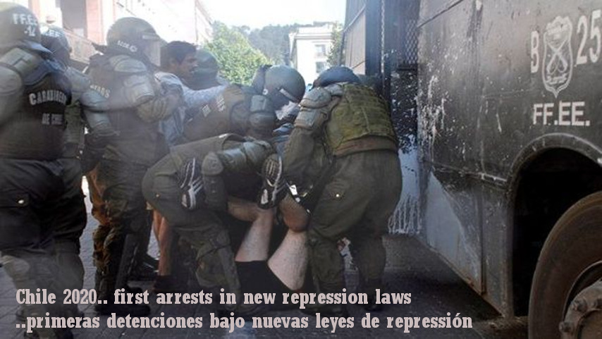 Another killed in Chile during repression of protests against the regime.. Four killed since&nbsp;Tuesday