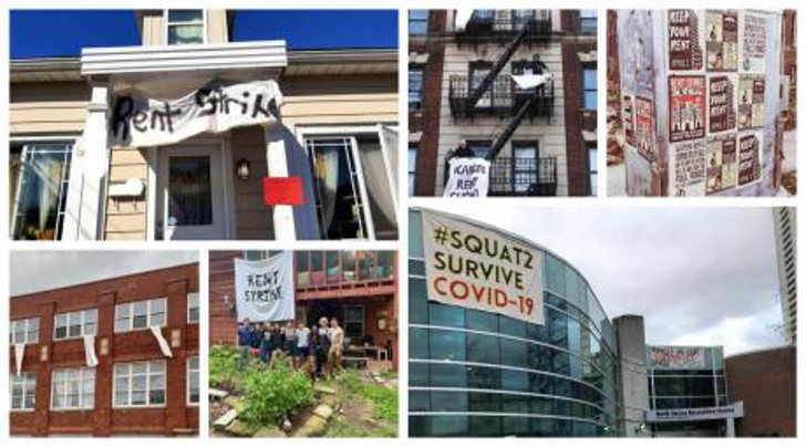 This image has an empty alt attribute; its file name is rent-strike-collage.jpg
