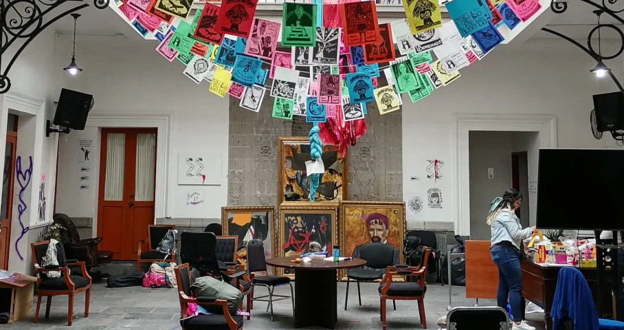 Mexico’s Human Rights Commission has been converted into an occupied Womens&nbsp;Center