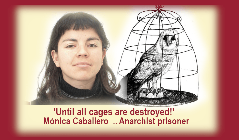 Chile: Anarchist Prisoner, Mónica Caballero, Launches Hunger Strike in the San Miguel&nbsp;Prison