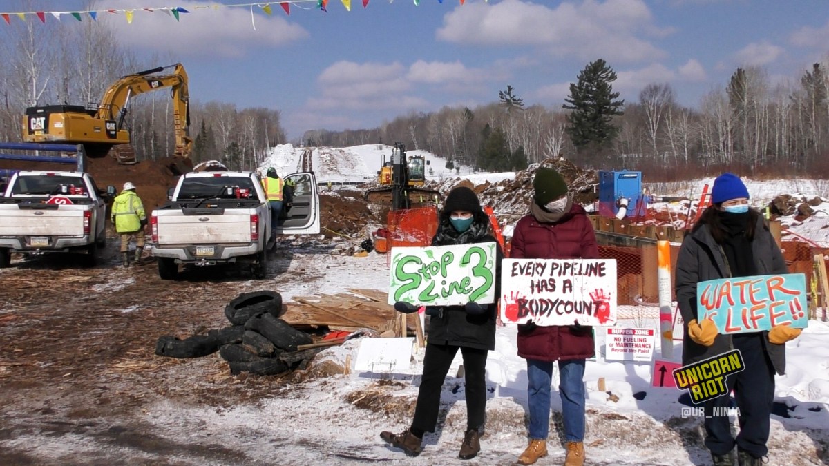 Line 3 Construction disrupted by Caravan despite false Carlton County&nbsp;alert