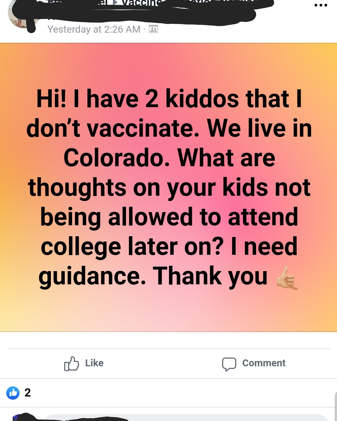 I ‘m one of millions who have chosen not to have a Covid vaccine. Am I to be banned from planes, buildings, shops..&nbsp;?