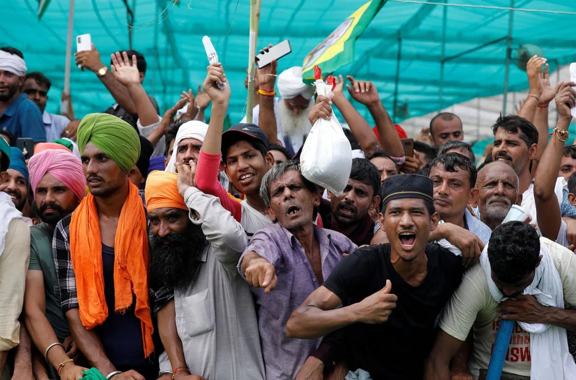 ‘Modi gov’t anti-farmer’: Thousands rally against India farm&nbsp;laws